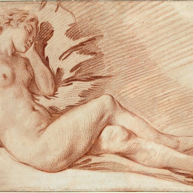 François Boucher — Обнаженная лежащая женщина