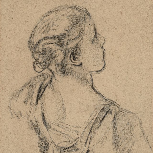 François Boucher — Молодая женщина в поисках приключений в труа-квартал за кварталом