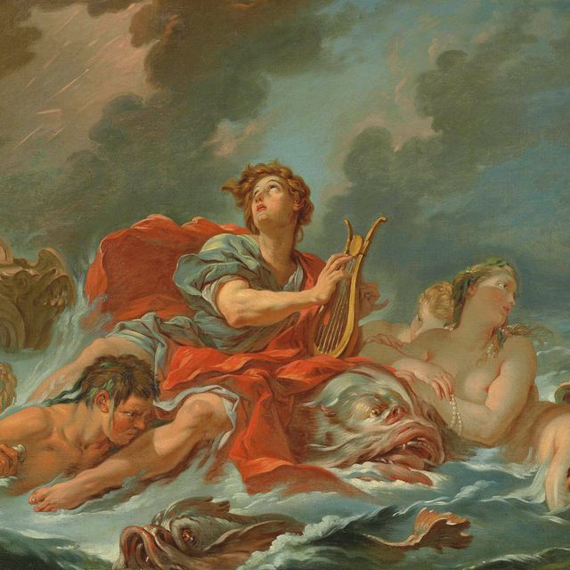 François Boucher — Арион, спасенный дельфинами