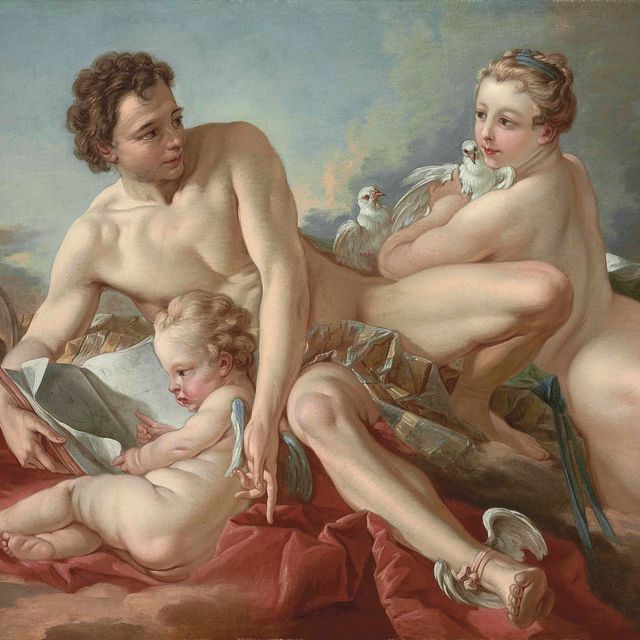 François Boucher — Воспитание Купидона