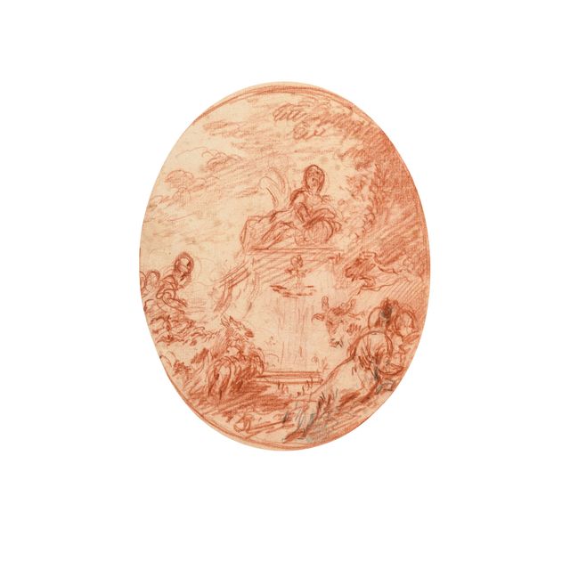 François Boucher — Труппа Берже и сына а-ля Фонтен