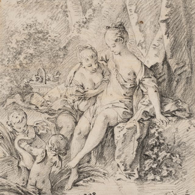 François Boucher — Ванна Венеры или Леды