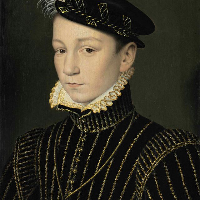 François Clouet — Портрет короля Франции Карла IX (1550-1574)