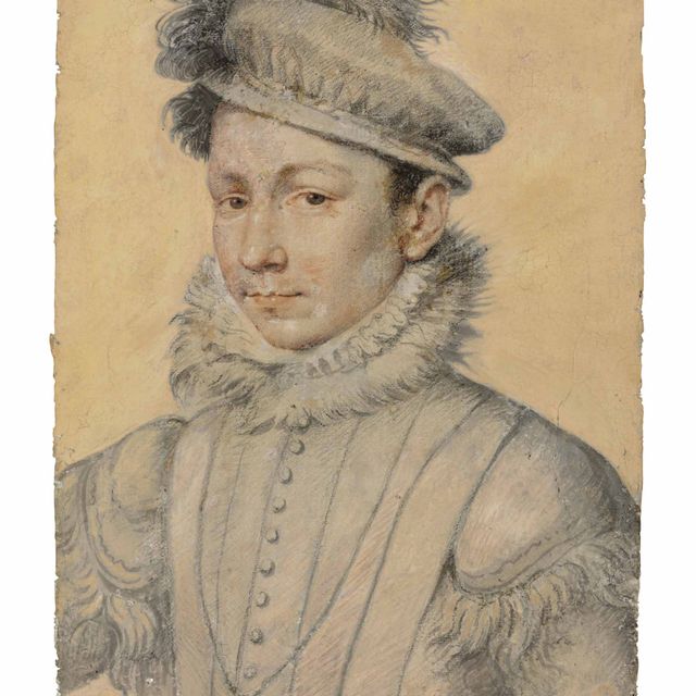 François Clouet — Портрет короля Карла IX (1550-1574)