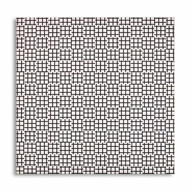Francois Morellet — 2 Линии наклона 0°-90° (две линии перекоса и утка коротких нитей 0°-90°)
