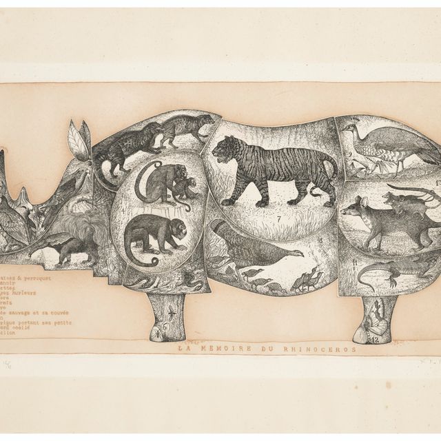 François-Xavier Lalanne — "Воспоминания о носорогах", 1978