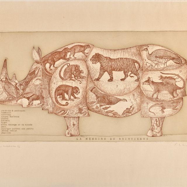 François-Xavier Lalanne — "Воспоминания о носорогах", 1980