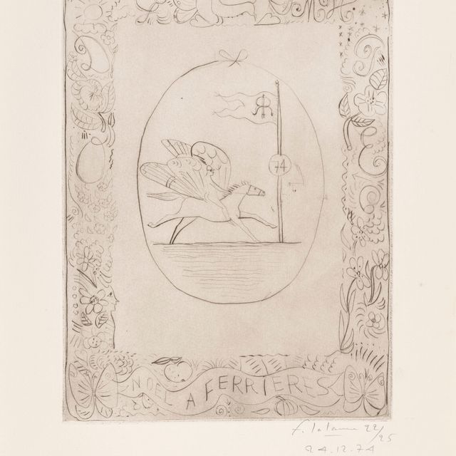 François-Xavier Lalanne — "НОЭЛЬ А ФЕРЬЕР", 1974