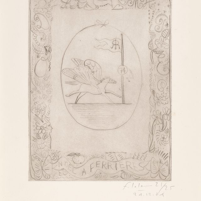 François-Xavier Lalanne — "НОЭЛЬ А ФЕРЬЕР", 1974