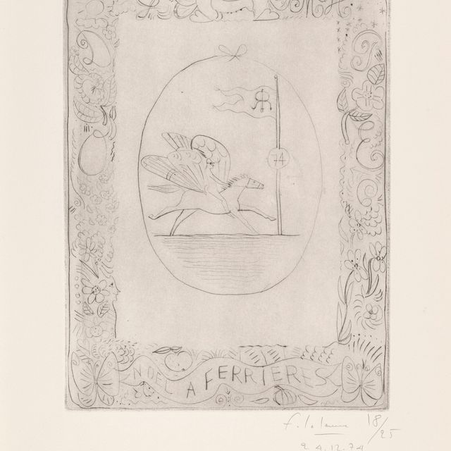 François-Xavier Lalanne — "НОЭЛЬ А ФЕРЬЕР", 1974