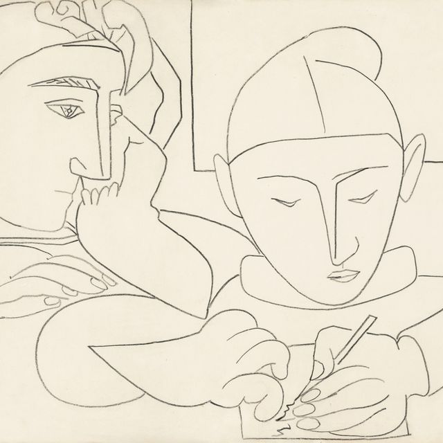 Francoise Gilot — Урок рисования