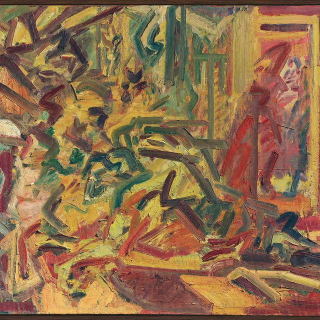 Frank Auerbach — По мотивам картины Рубенса "Самсон и Далила"