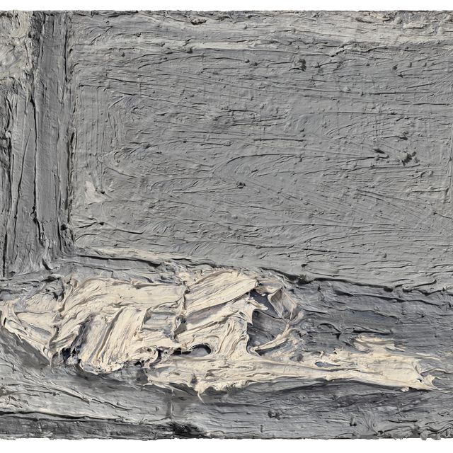 Frank Auerbach — Обнаженная на кровати III