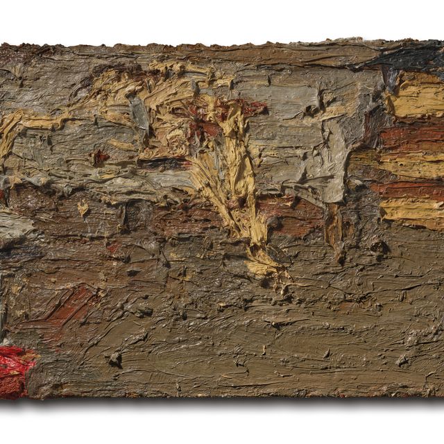 Frank Auerbach — Лежащая модель в студии II