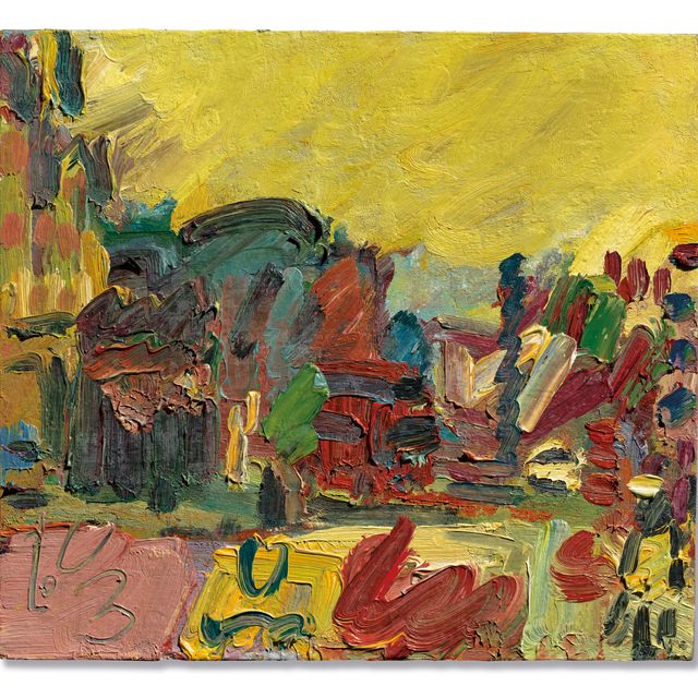 Frank Auerbach — Смотрю в сторону улицы Эверс-Холт III