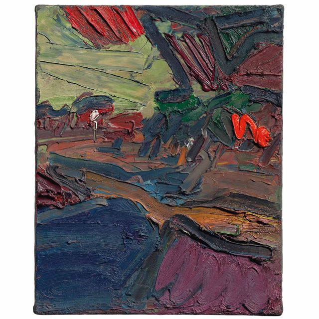 Frank Auerbach — Этюд на Примроуз-Хилл - Осенний вечер
