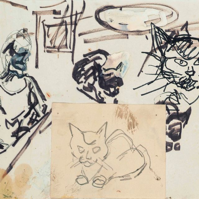 Frank Auerbach — Кошки