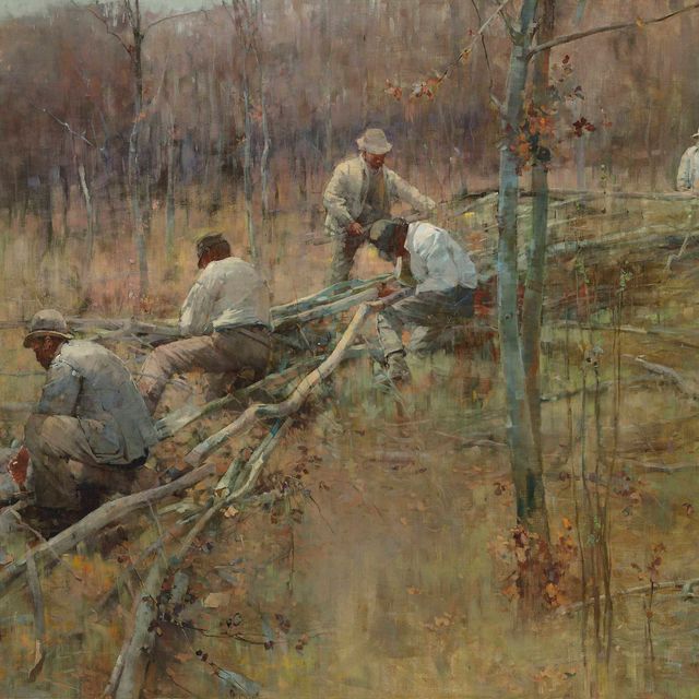Frank Brangwyn — Снятие коры