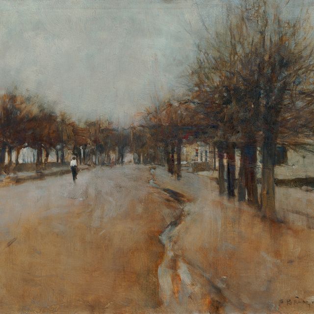 Frank Brangwyn — Уличная сцена в Южной Африке