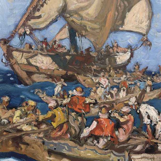Frank Brangwyn — Ветреный день на море