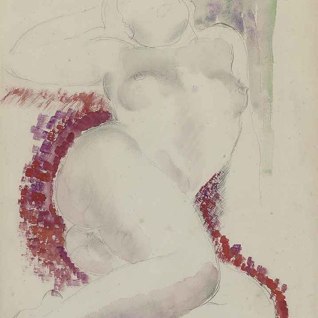 Frank Dobson — Лежащий обнаженный