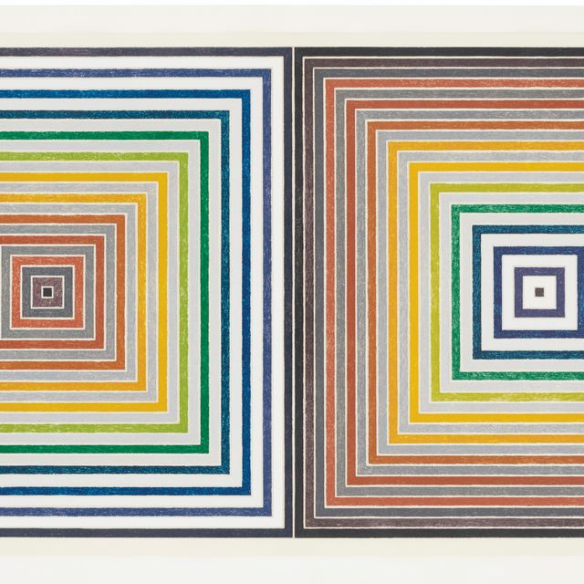 Frank Stella — Двойная серая яичница-болтунья