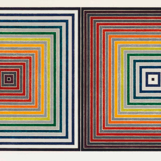 Frank Stella — Двойная серая яичница-болтунья
