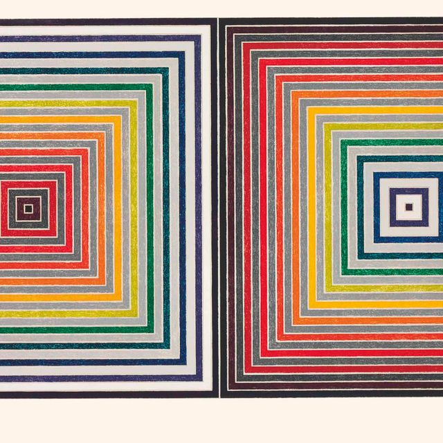 Frank Stella — Двойная серая яичница-болтунья