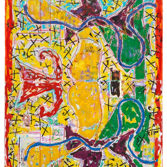 Frank Stella — Пергуса Три двойных, из круглых