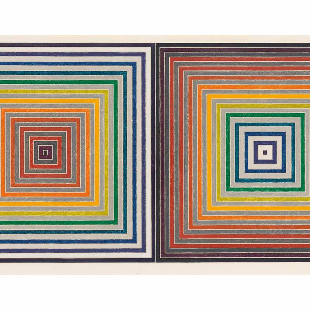 Frank Stella — Двойная серая яичница-болтунья
