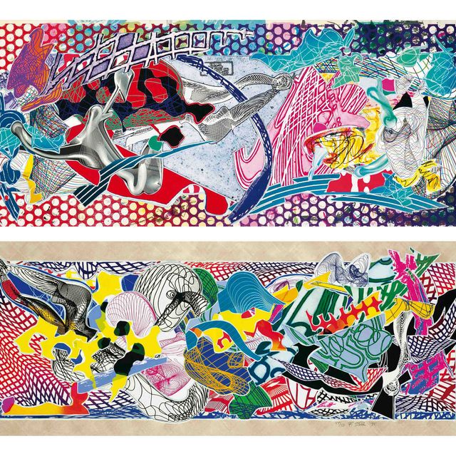 Frank Stella — Одиннадцать пластинок из серии "Воображаемые места"