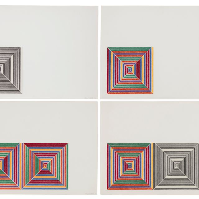 Frank Stella — Галантные индейцы : четыре гравюры