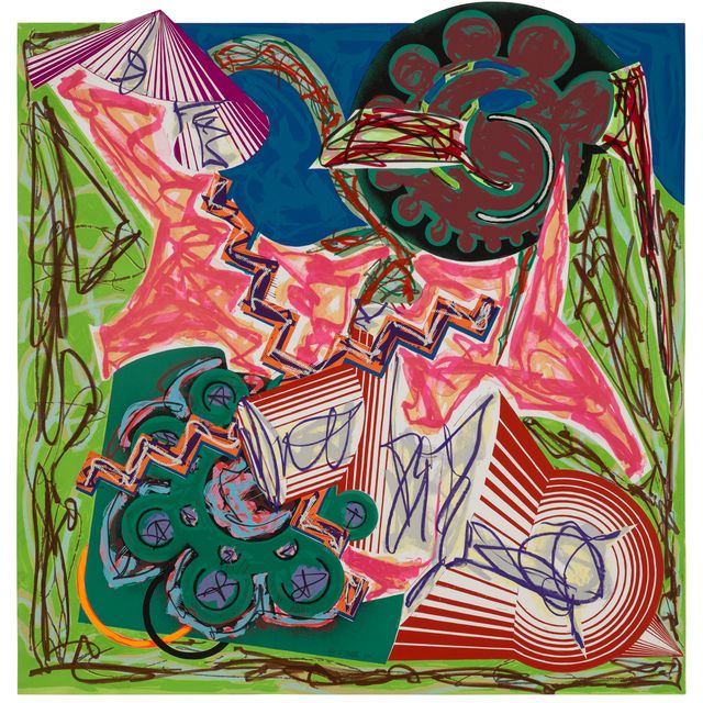 Frank Stella — Затем пришел Бык и выпил Воду, фото 7 с иллюстраций после того, как у Эль Лисицкого была Гадья