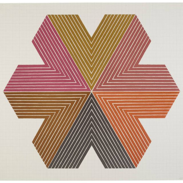 Frank Stella — Звезда Персии I, из серии "Звезда Персии"