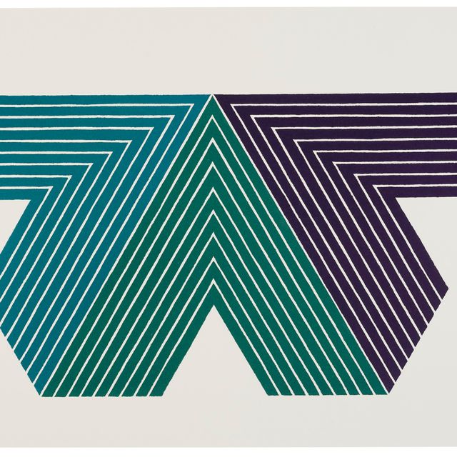 Frank Stella — Черная гадюка из серии V