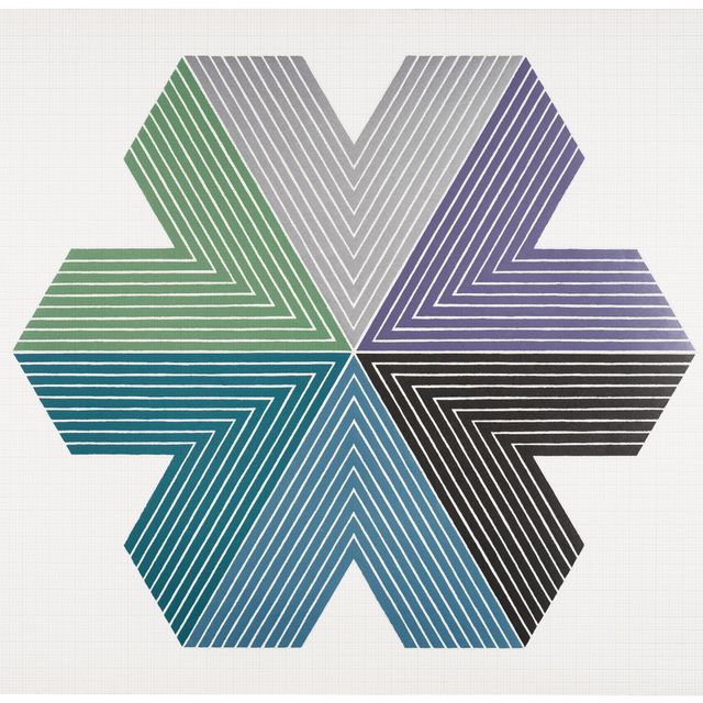 Frank Stella — Звезда Персии II, из серии "Звезда Персии"