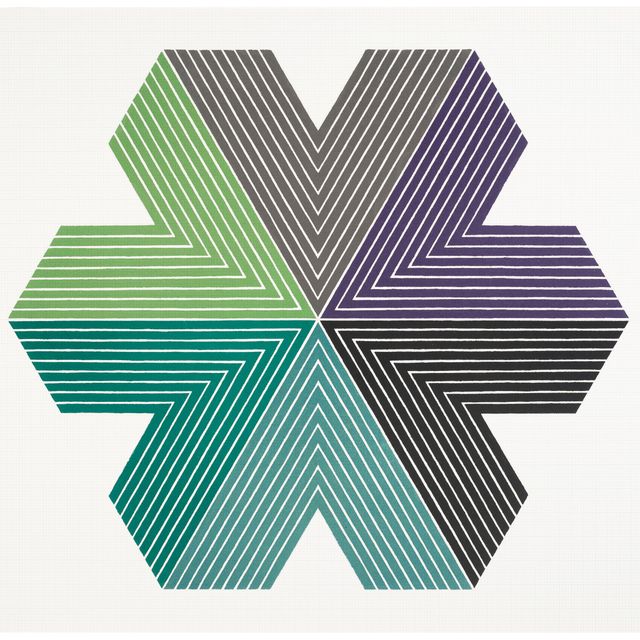 Frank Stella — Звезда Персии II, из серии "Звезда Персии"