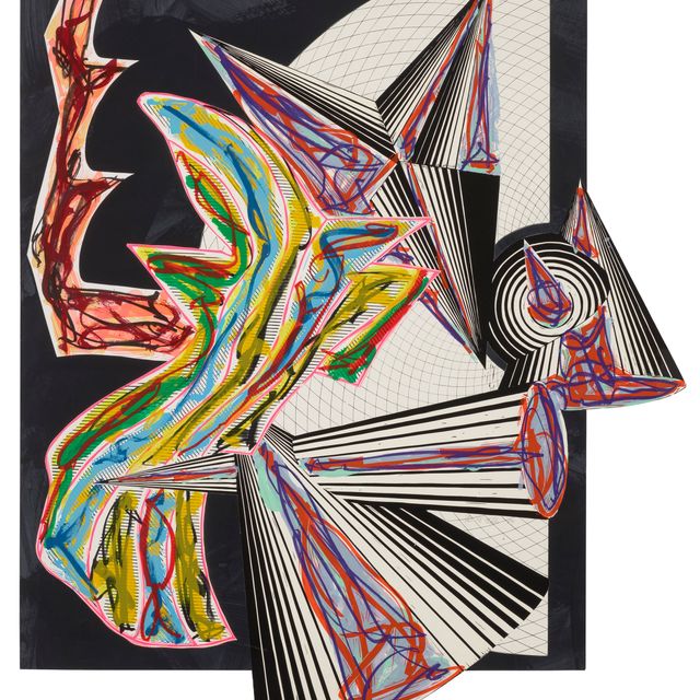 Frank Stella — Потом пришла Смерть и забрала мясника с иллюстраций к фильму Эль Лисицкого "Гадья".