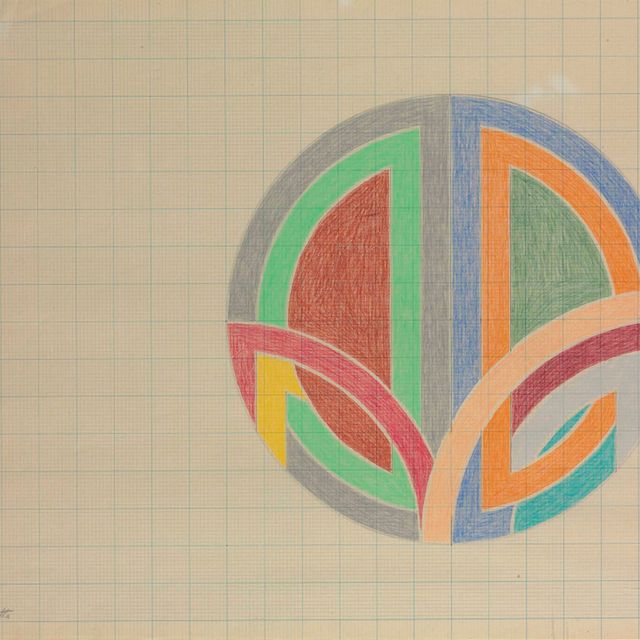 Frank Stella — Без названия (рабочий чертеж)