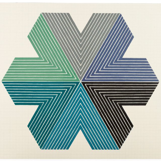 Frank Stella — Звезда Персии II