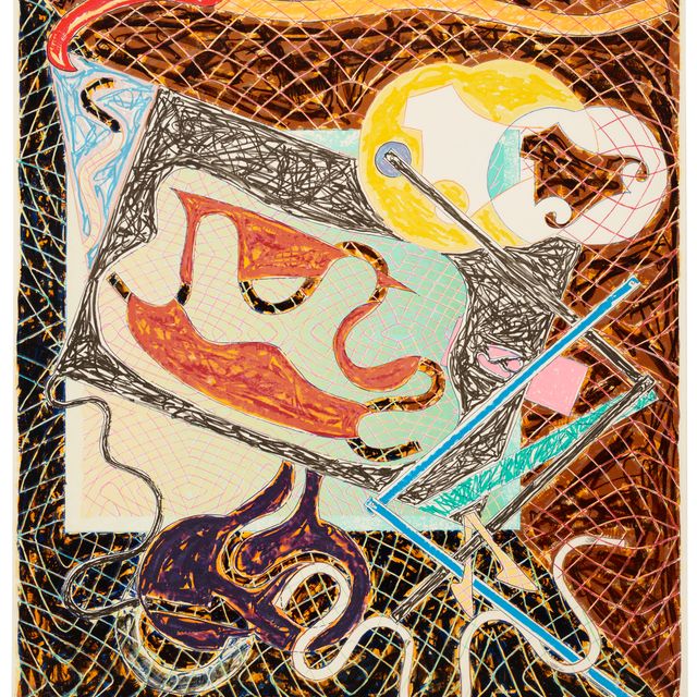 Frank Stella — Осколки III, из осколков