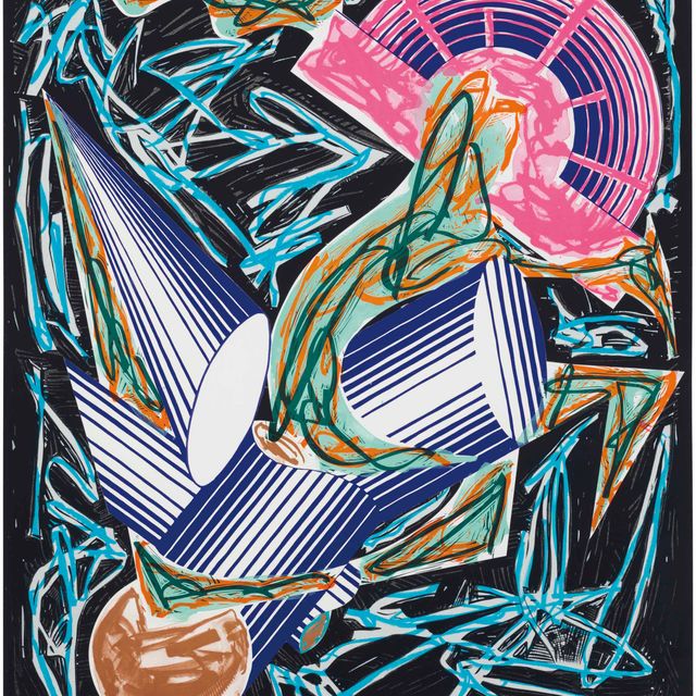 Frank Stella — Обложка с иллюстрациями по книге Эль Лисицкого "Гадья"
