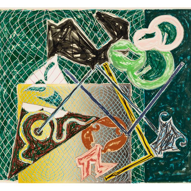 Frank Stella — Осколки V, из осколков