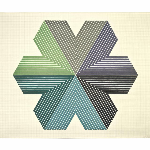 Frank Stella — Звезда Перии II, из серии "Звезда Персии"