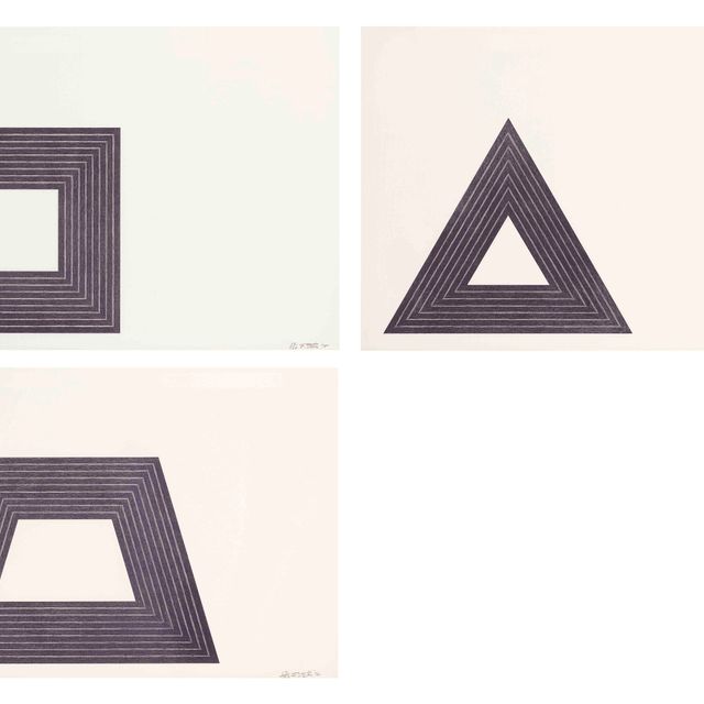 Frank Stella — Фиолетовая серия (A. 64-72)