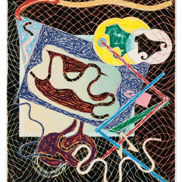 Frank Stella — Осколки, вариант IIIa, из осколков