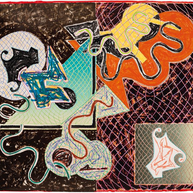 Frank Stella — Осколки, вариант IVa, из осколков