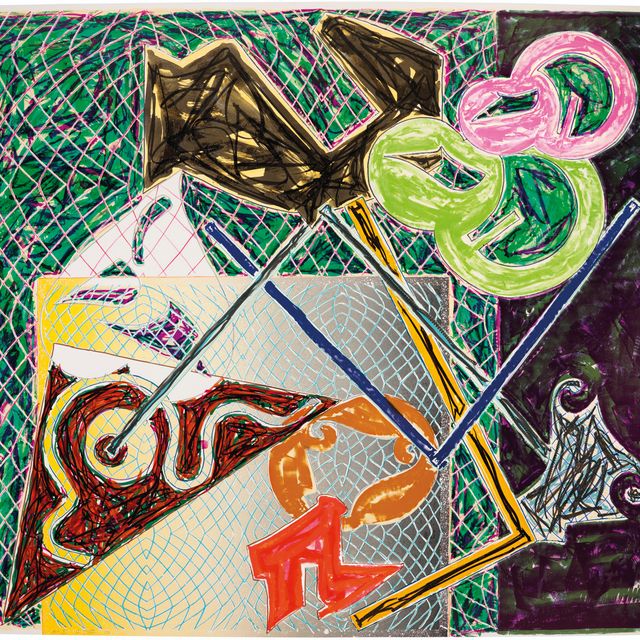 Frank Stella — Осколки, вариант Va, из осколков