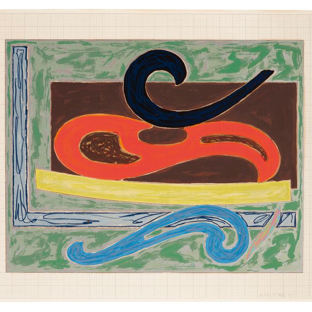 Frank Stella — Эскимосский кроншнеп из серии "Экзотические птицы"