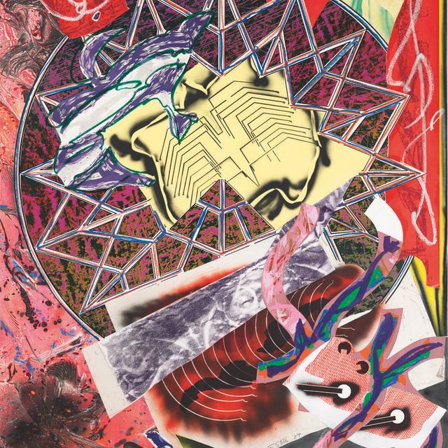 Frank Stella — Кальмар, выплывающий из волн (W. 3)